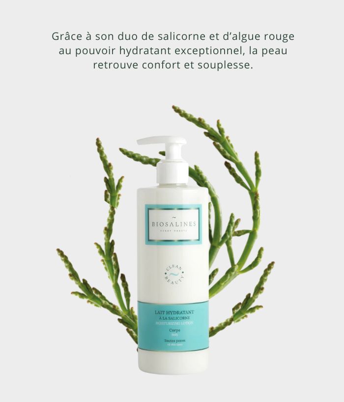 Lait hydratant à la salicorne