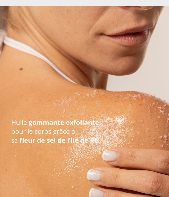 Exfoliating Oil with fleur de sel from Ile de Ré - 150 mL