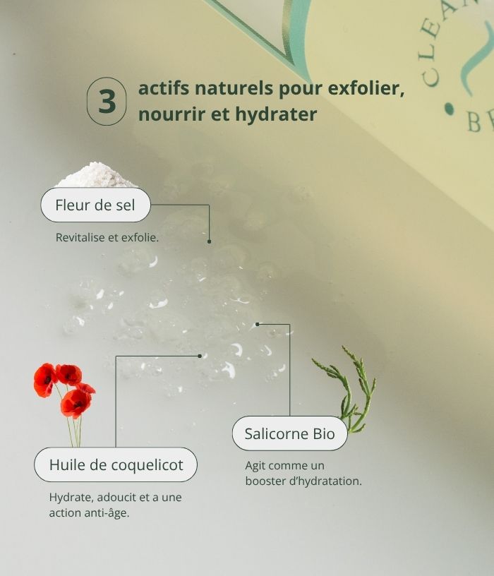 Exfoliating Oil with fleur de sel from Ile de Ré - 150 mL