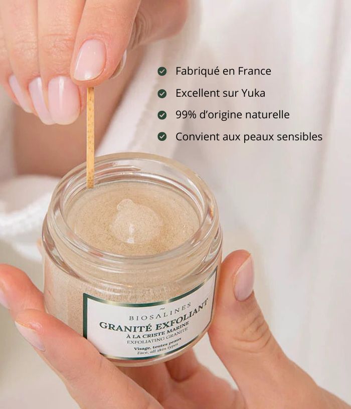 Granité exfoliant à la criste marine