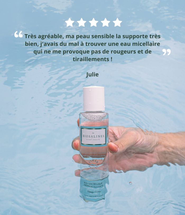 Eau micellaire démaquillante à l’aloe véra