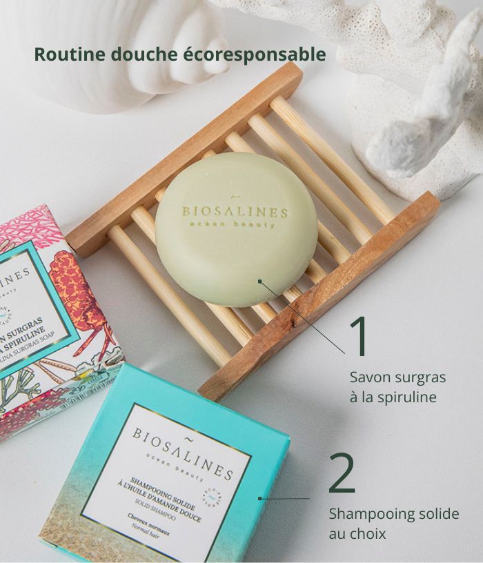 Routine douche écoresponsable