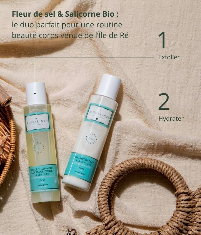 Exfoliating Oil with fleur de sel from Ile de Ré - 150 mL