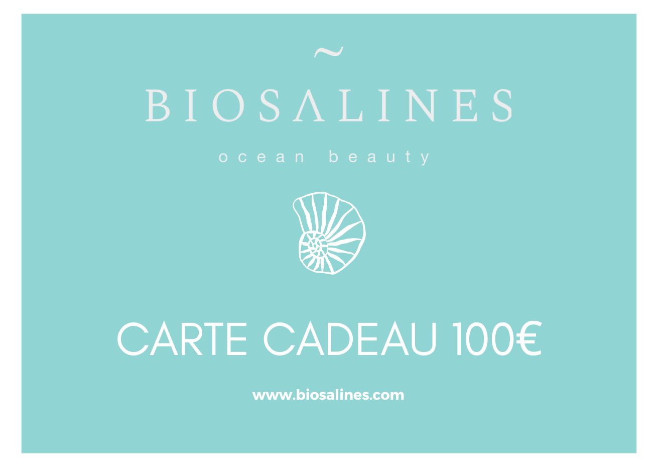 Carte Cadeau Biosalines