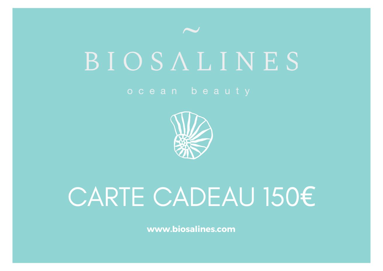 Carte Cadeau Biosalines