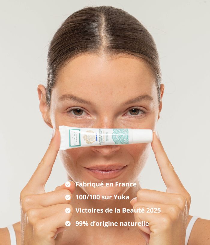 Contour des yeux anti-âge à l'algue brune