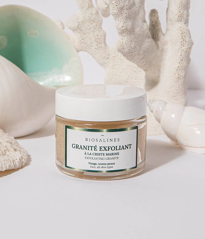 Granité exfoliant à la criste marine