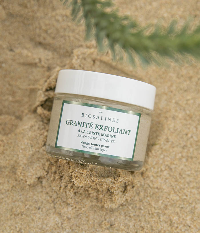 Granité exfoliant à la criste marine