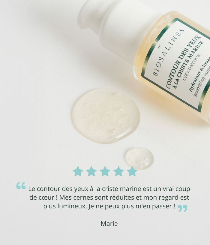 Contour des yeux à la criste marine