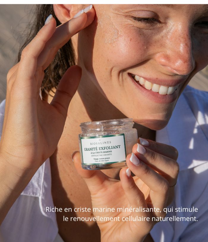 Granité exfoliant à la criste marine