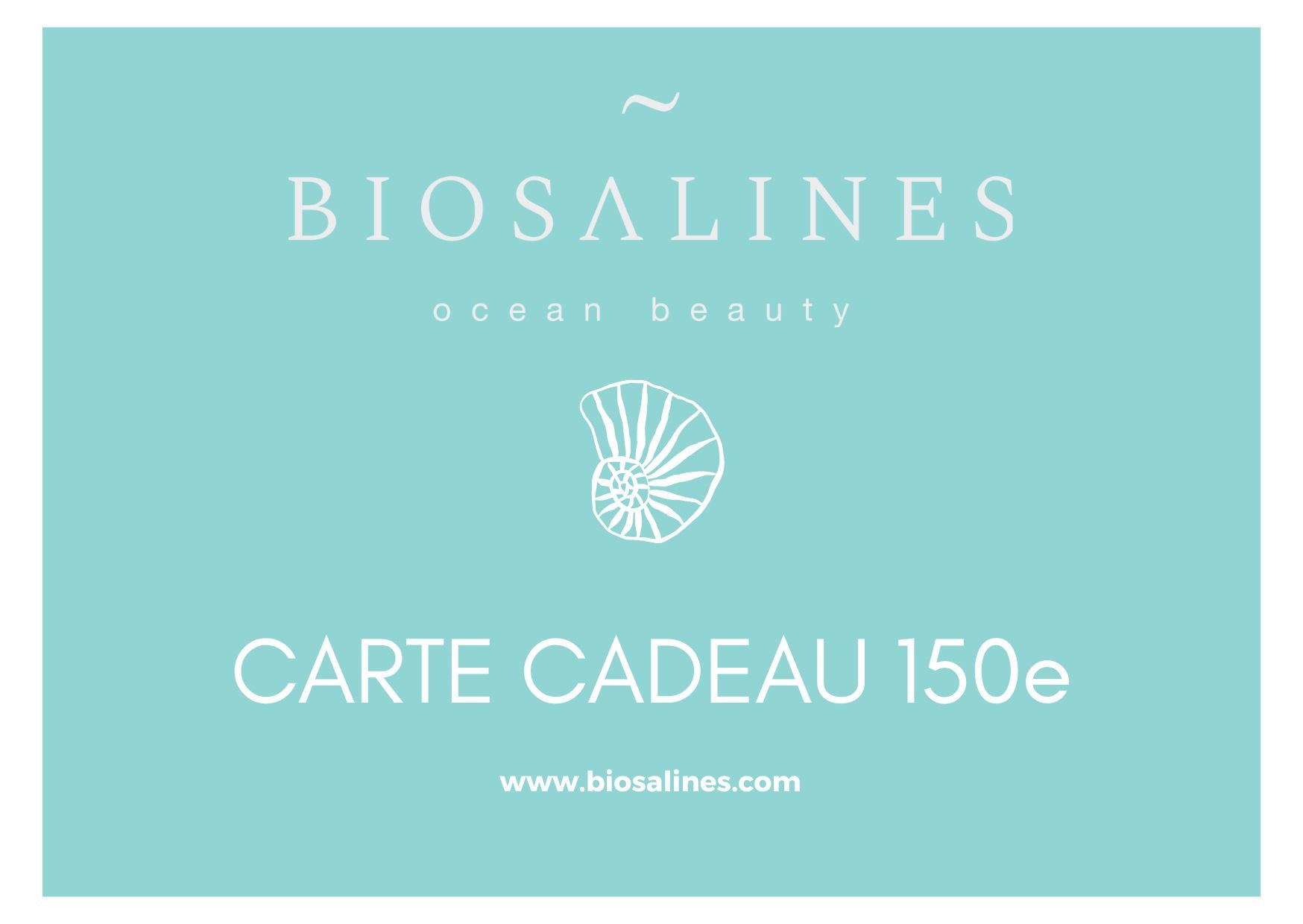 Carte Cadeau Biosalines