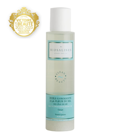 Exfoliating Oil with fleur de sel from Ile de Ré - 150 mL