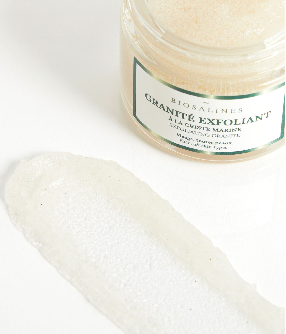 Granité exfoliant à la criste marine